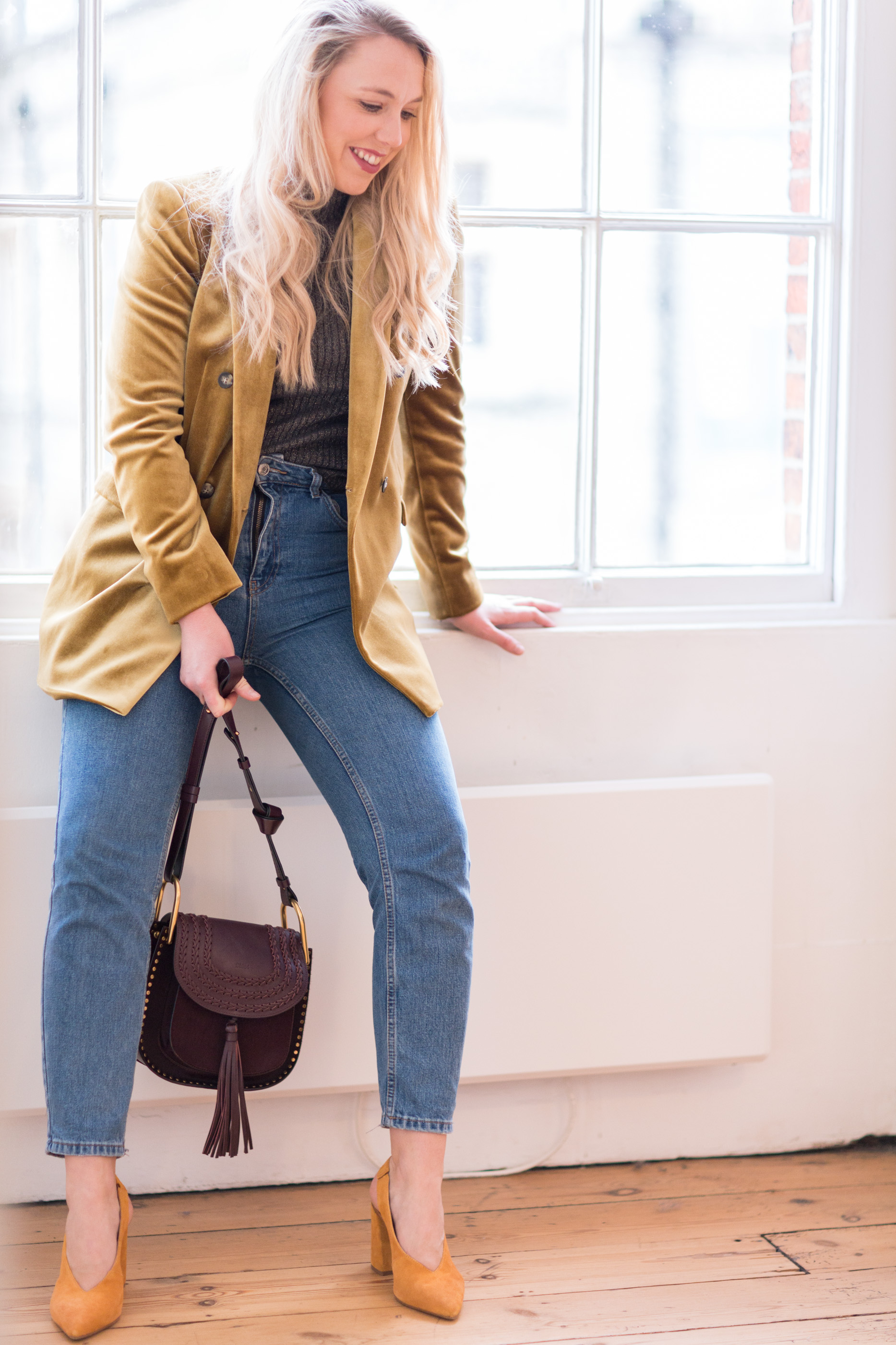 Mustard bag online topshop